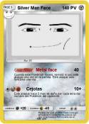 Silver Man Face