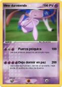 Mew durmiendo