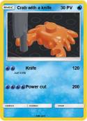 Crab with a