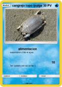 cangrejo topo