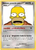 Homero poseido