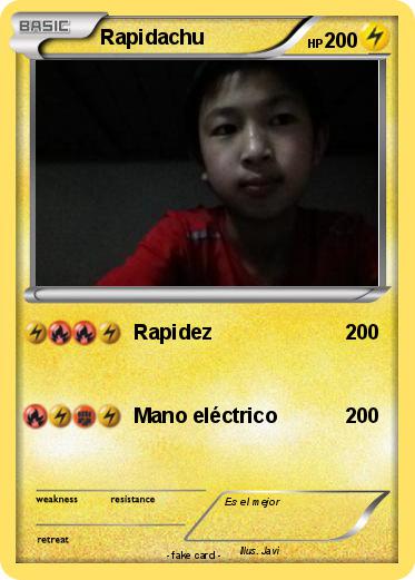 Pokemon Rapidachu
