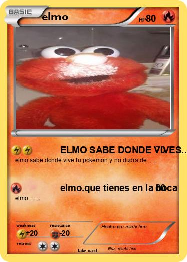 Pokemon elmo