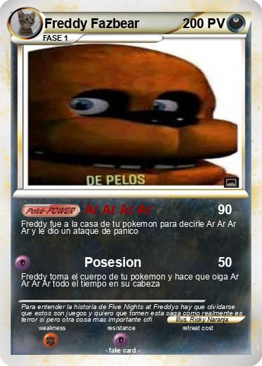 Pokemon Freddy Fazbear