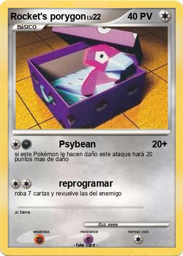Pokemon Rocket's porygon
