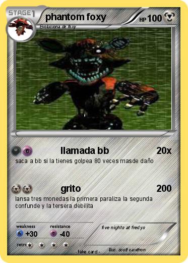 Pokemon phantom foxy