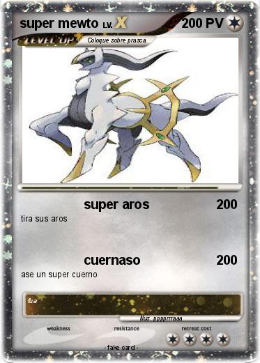Pokemon super mewto