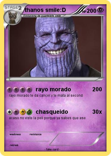 Pokemon thanos smile:D