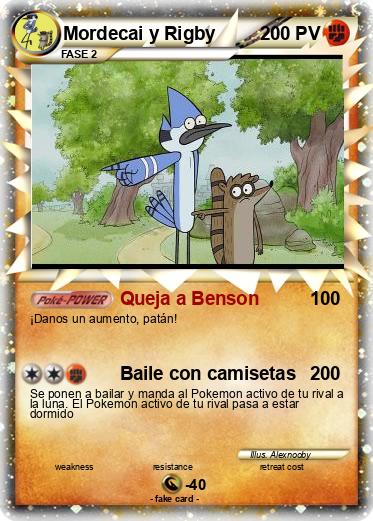 Pokemon Mordecai y Rigby