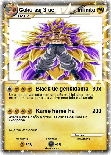 Pokemon Goku ssj 3 ue