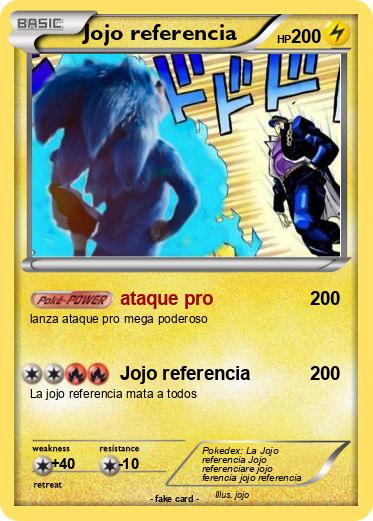 Pokemon Jojo referencia