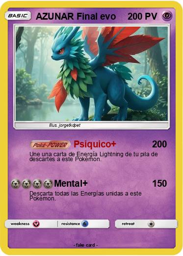 Pokemon AZUNAR Final evo