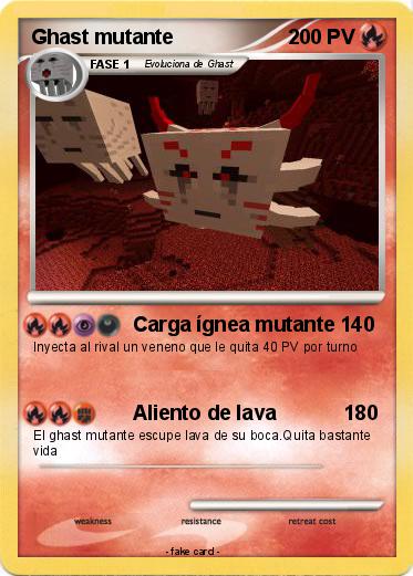 Pokemon Ghast mutante