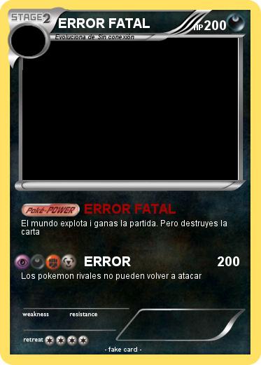 Pokemon ERROR FATAL