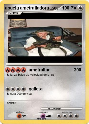 Pokemon abuela ametralladora