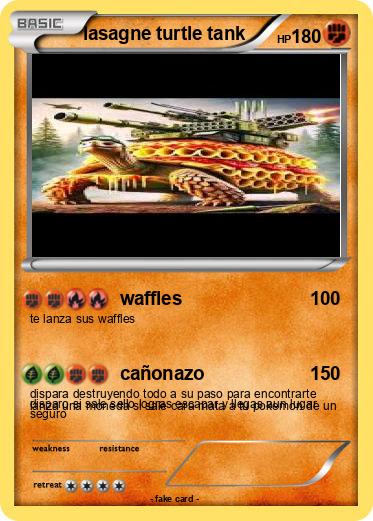 Pokemon lasagne turtle tank