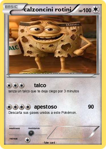 Pokemon calzoncini rotini