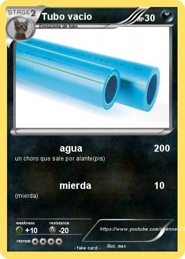 Pokemon Tubo vacio