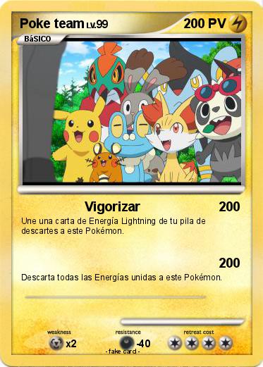 Pokemon Poke team