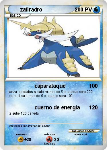 Pokemon zafiradro