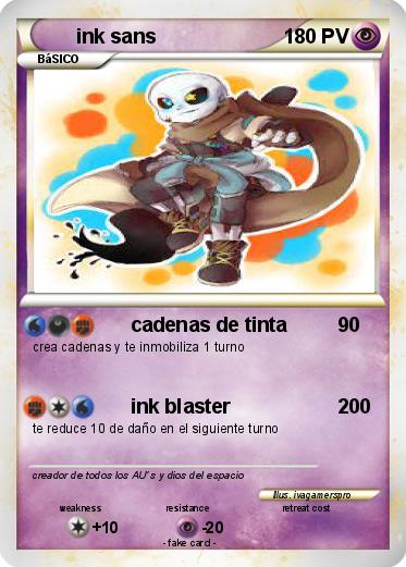 Pokemon ink sans