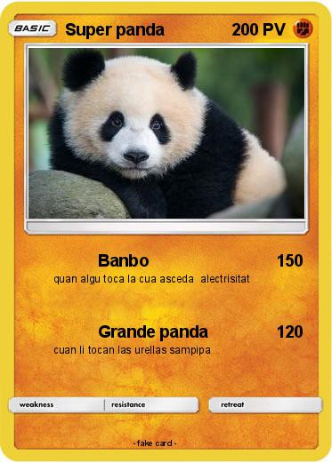 Pokemon Super panda