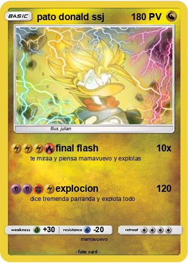 Pokemon pato donald ssj