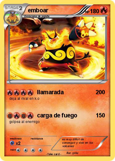 Pokemon emboar