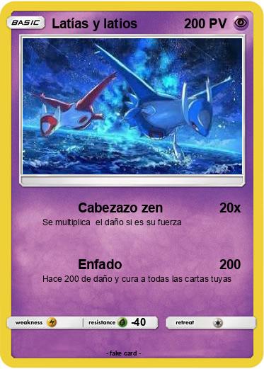 Pokemon Latías y latios