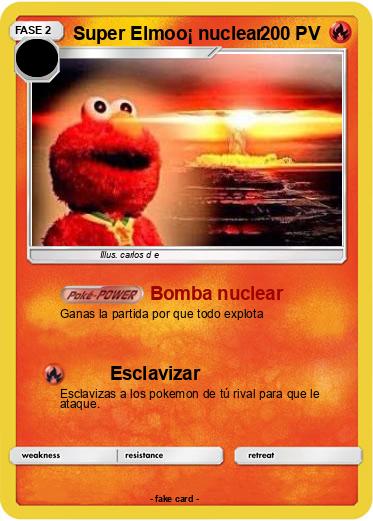 Pokemon Super Elmoo¡ nuclear