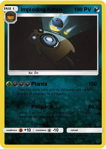 Pokemon Imploding Kitten