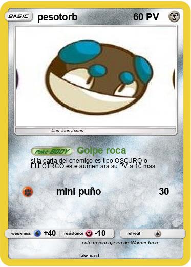 Pokemon pesotorb