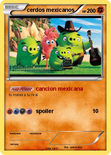 Pokemon cerdos mexicanos