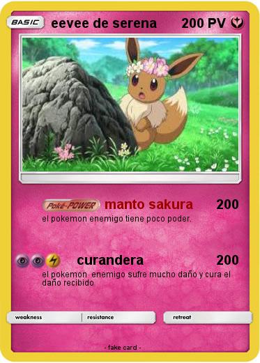 Pokemon eevee de serena