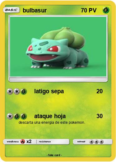 Pokemon bulbasur