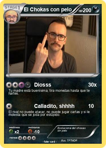 Pokemon El Chokas con pelo