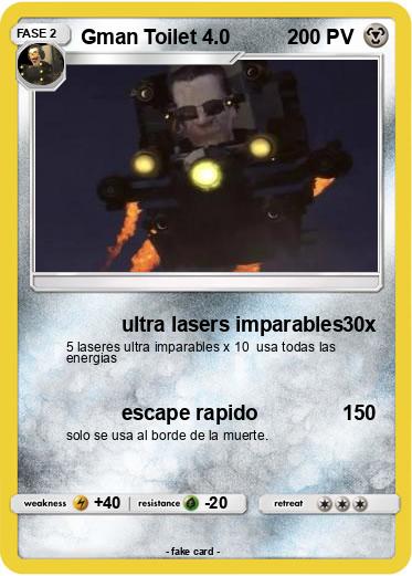 Pokemon Gman Toilet 4.0