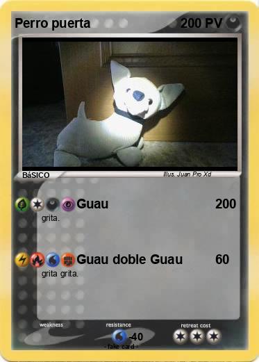 Pokemon Perro puerta