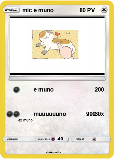 Pokemon mic e muno