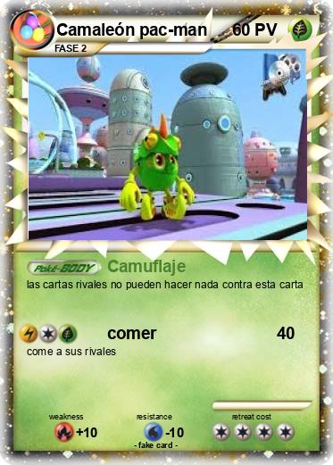 Pokemon Camaleón pac-man