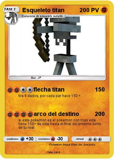 Pokemon Esqueleto titan
