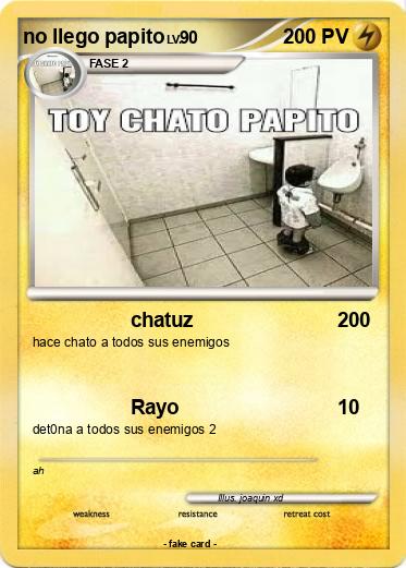 Pokemon no llego papito