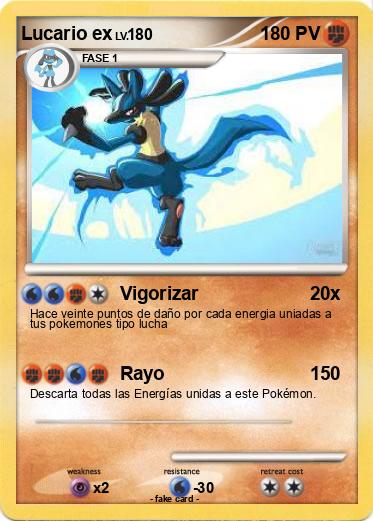Pokemon Lucario ex