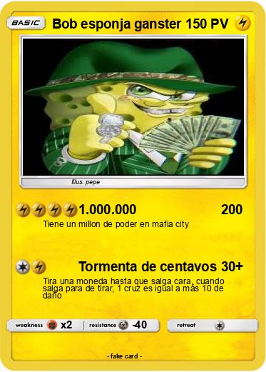 Pokemon Bob esponja ganster