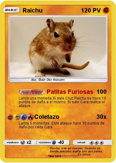 Pokemon Raichu