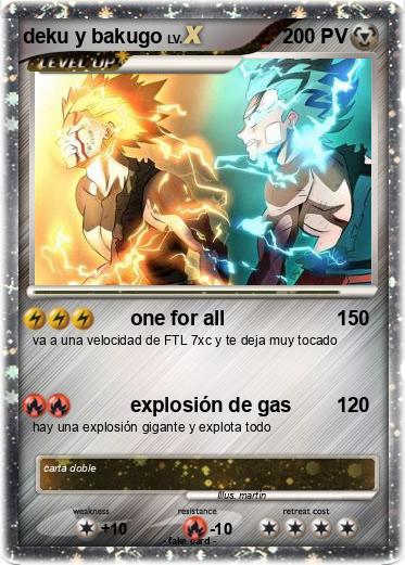 Pokemon deku y bakugo