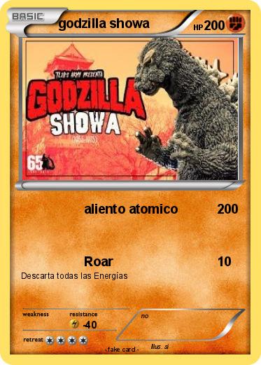 Pokemon godzilla showa