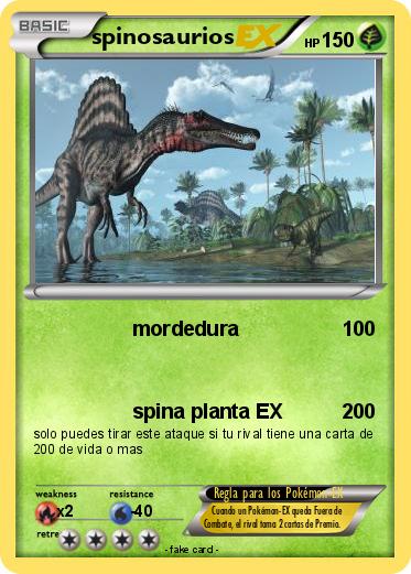 Pokemon spinosaurios