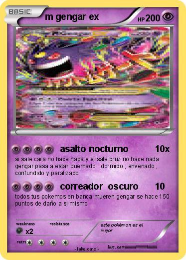 Pokemon m gengar ex
