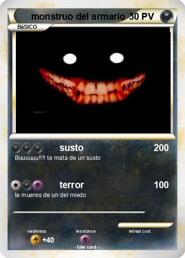 Pokemon monstruo del armario